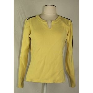 VTG Y2K Yellow Tommy Hilfiger Sweater Size Large